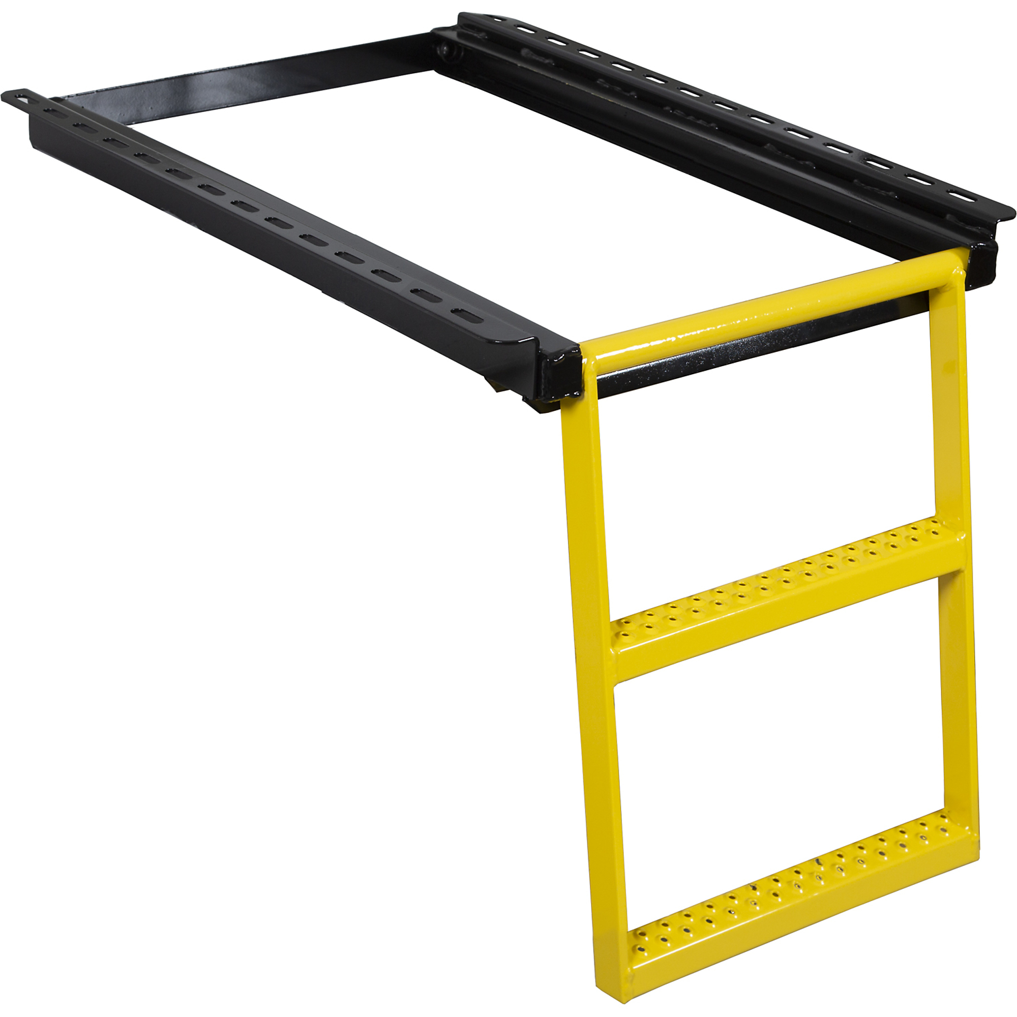 Buyers Products 2-Rung Yellow Retractable Truck Step, Model # 5232000YEL